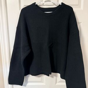 GAP Black Knit Top